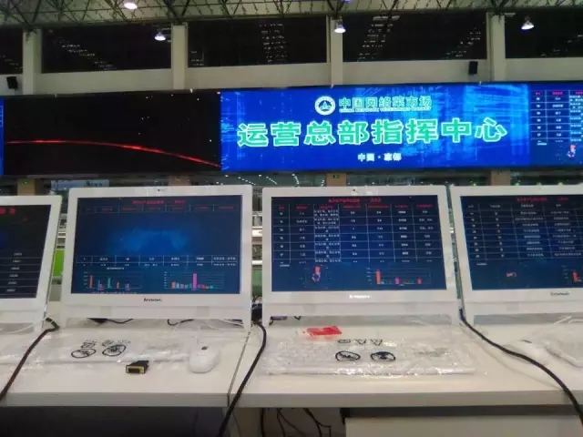 中国网络菜市场办公大厅华杰高清信息看板